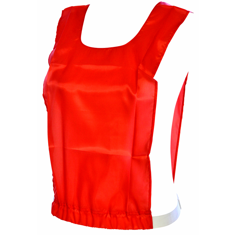 Nylon Training Bib Red Lge
