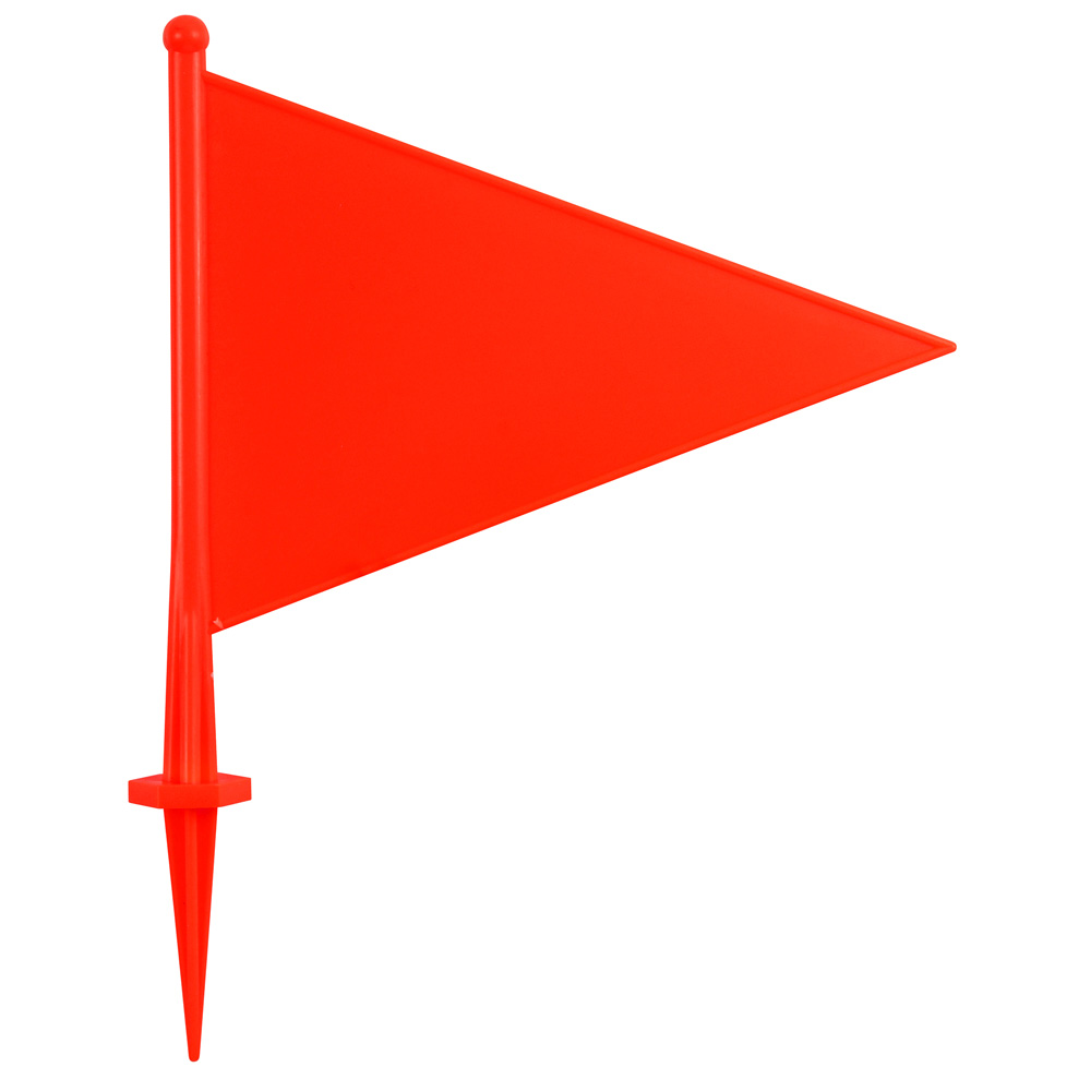 Plastic Flag Marker Red