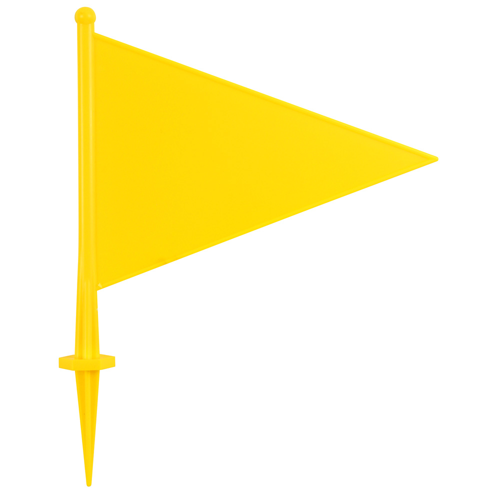 Plastic Flag Marker Yellow