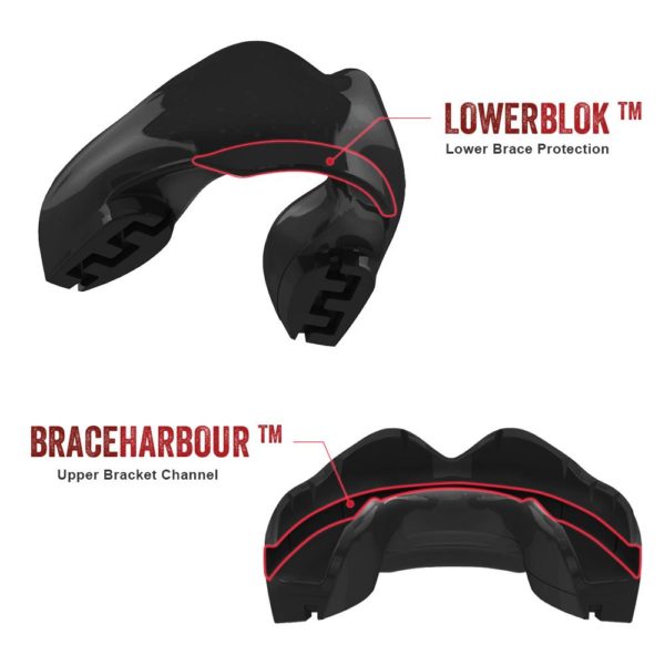 Safejawz Ortho "Braces" Senior - Black