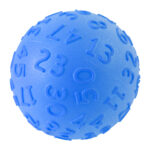 Set of 6 Numbered Playground Balls