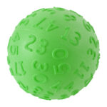 Set of 6 Numbered Playground Balls