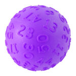 Set of 6 Numbered Playground Balls