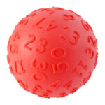 Set of 6 Numbered Playground Balls