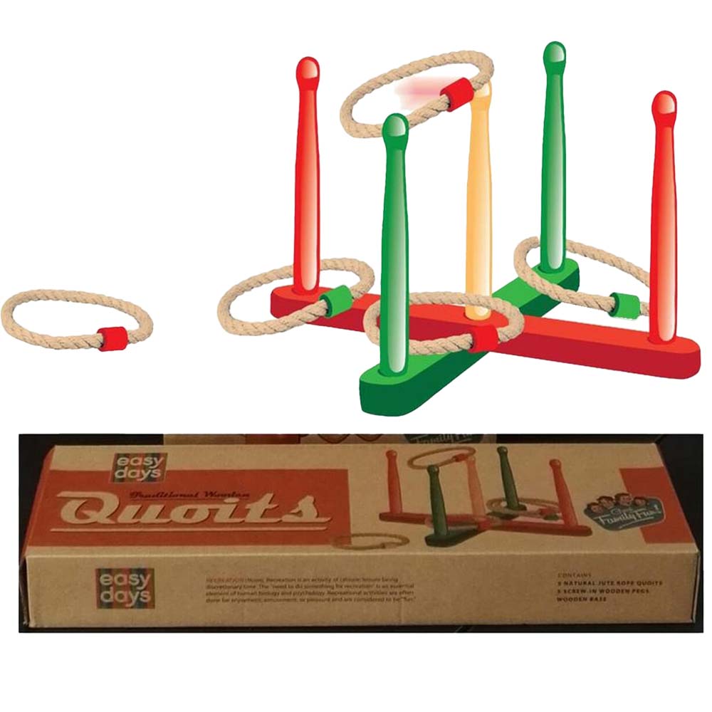 Traditional Wooden Quoits Sports Distributors