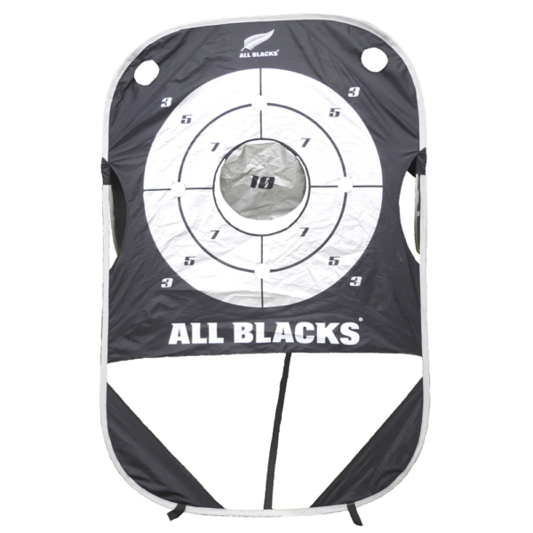 All Blacks Passing Target - 1.6m x 1.0m Includes carry bag and pegs 1.6m x 1.0m
