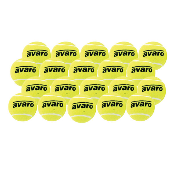 Avaro Tennis Balls Yellow ball bundle x 20