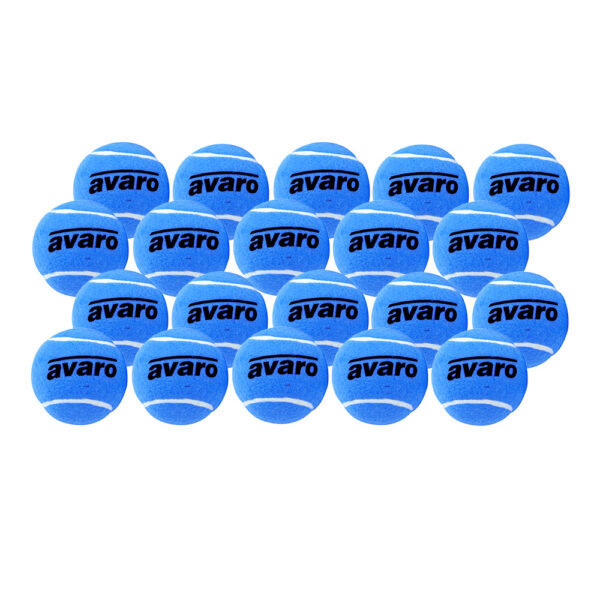 Avaro Tennis Balls Blue ball bundle x 20