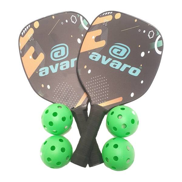 Avaro Wooden Pickle Ball Set