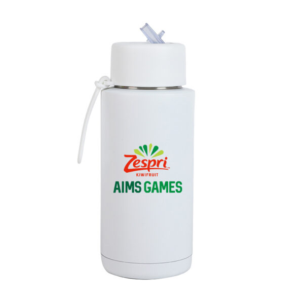 Zespri AIMS Games Vacuum Flask Bottle - White