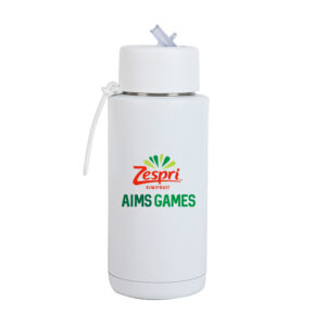 Zespri AIMS Games Vacuum Flask Bottle - Off White