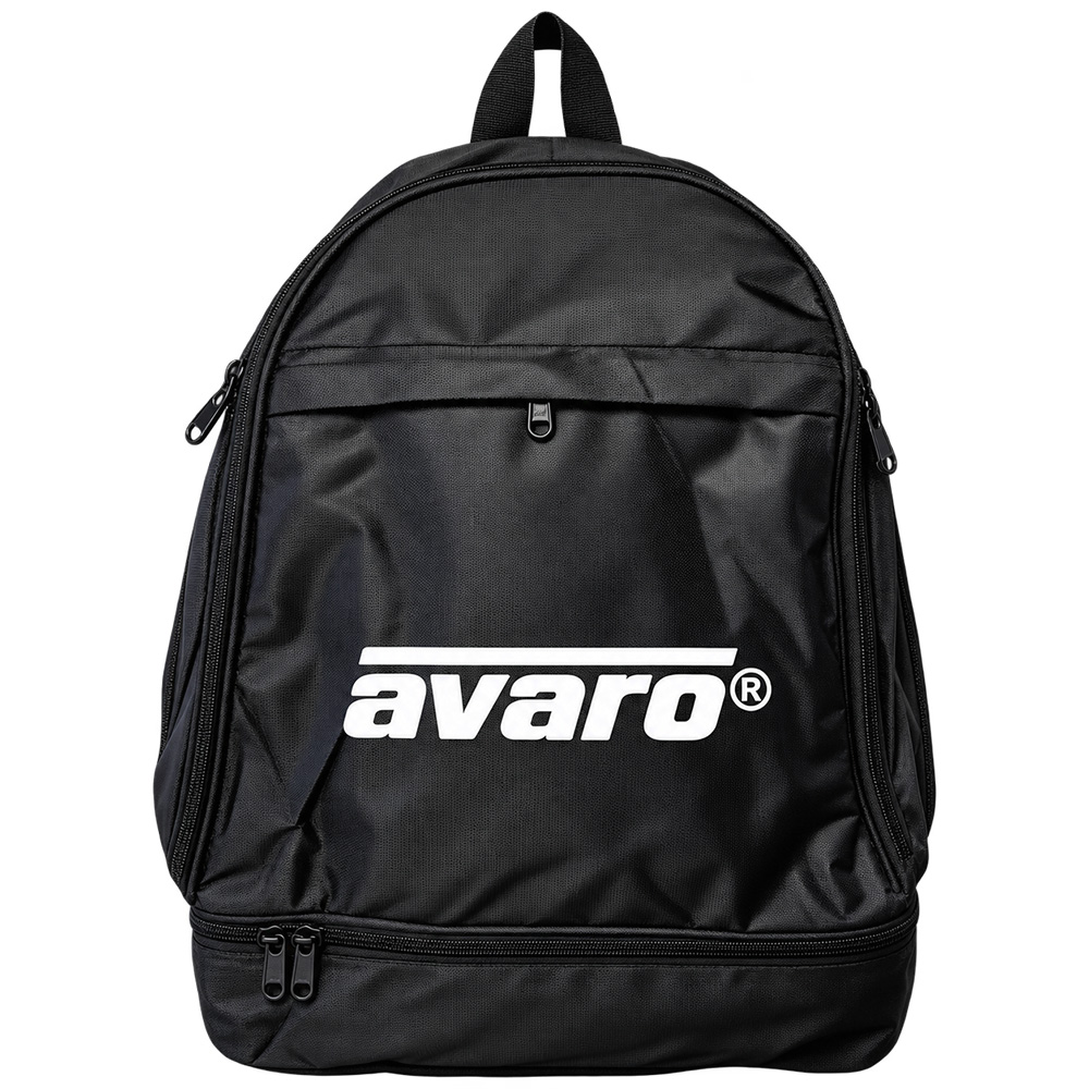 B186 Black Avaro Logo Backpack