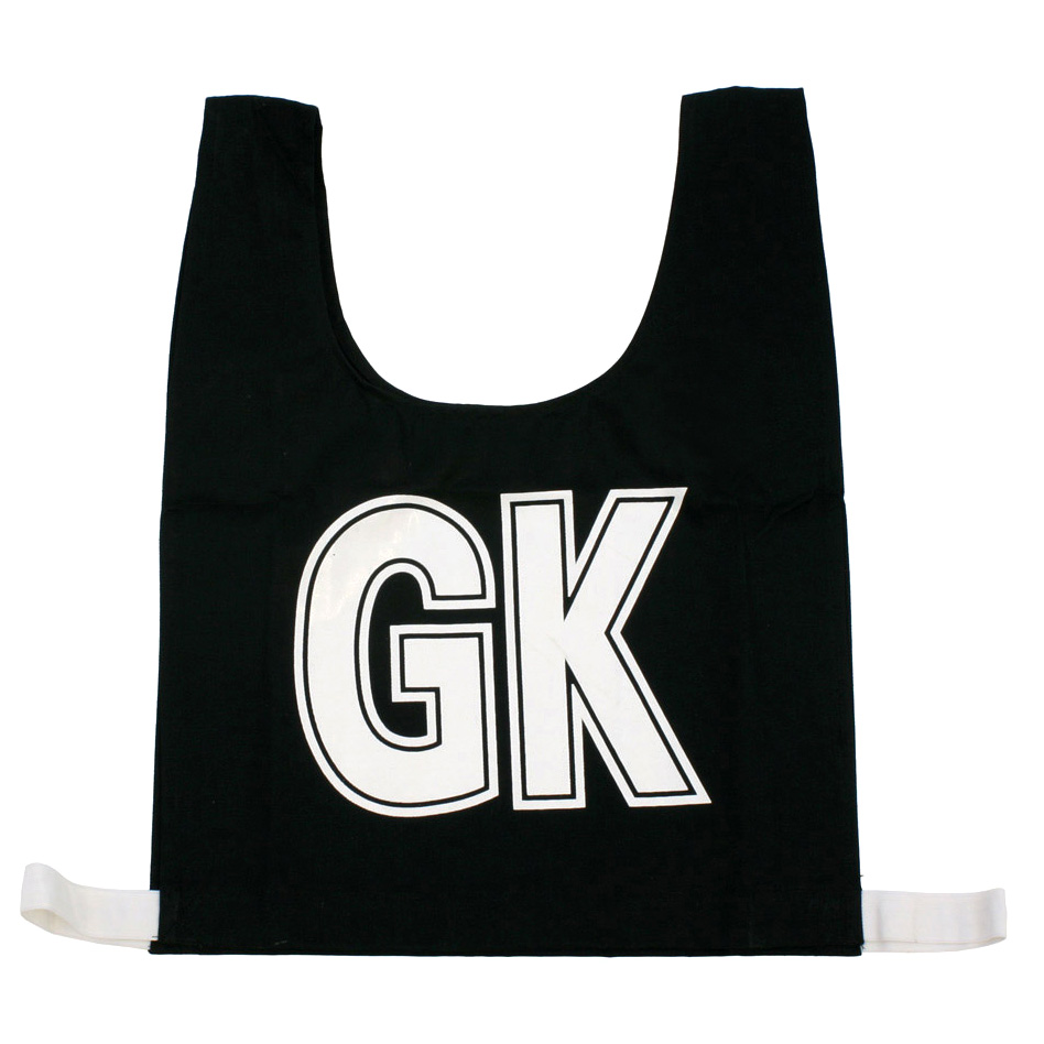 Elastic Senior Bibs - Black/White