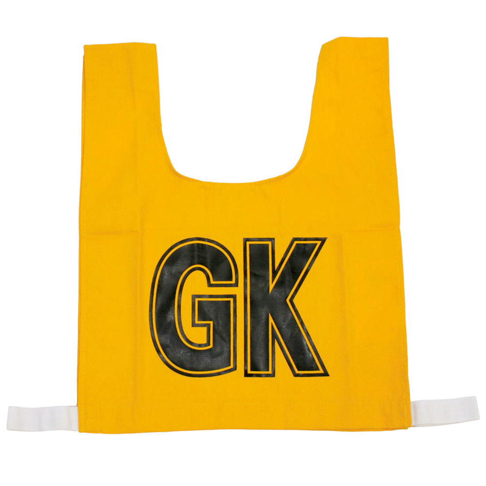 Elastic Senior Bibs - Gold/Black