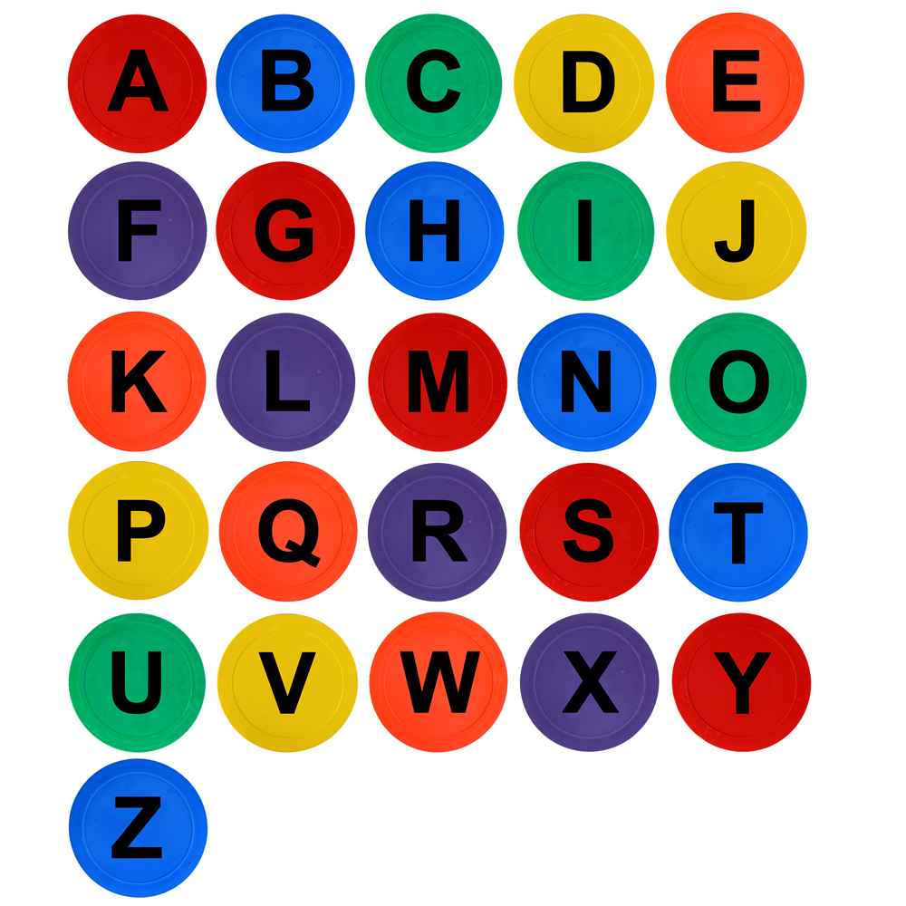 Alphabet Spot Markers