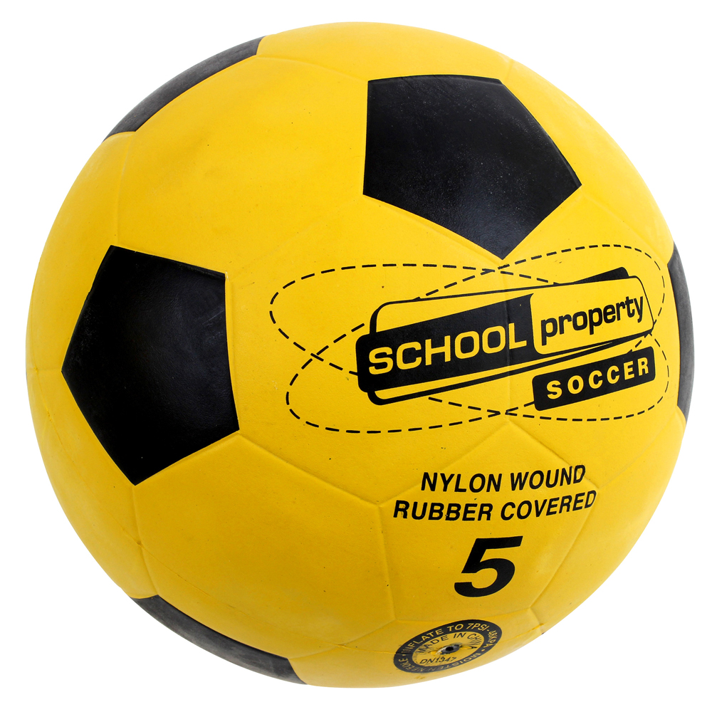 School Property Rubber Soccer Size 5