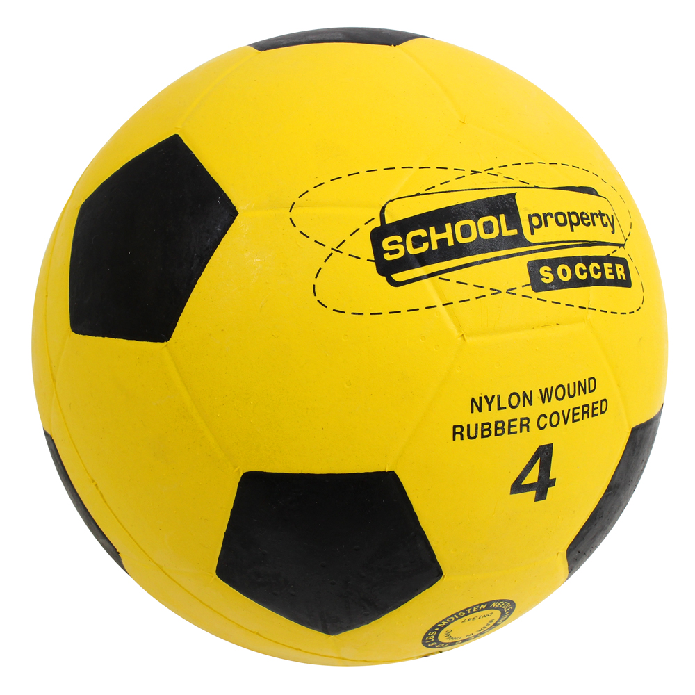 School Property Rubber Soccer Size 4
