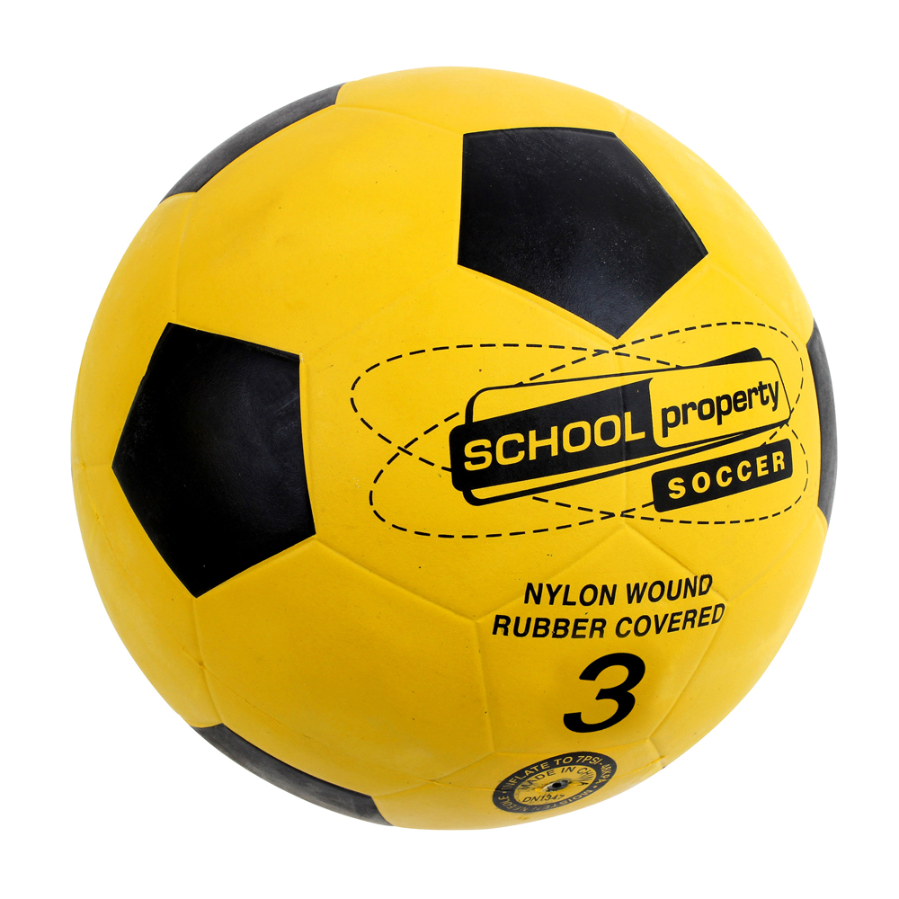School Property Rubber Soccer Size 3