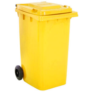 Wheelie Bin - Yellow (240 Ltr)